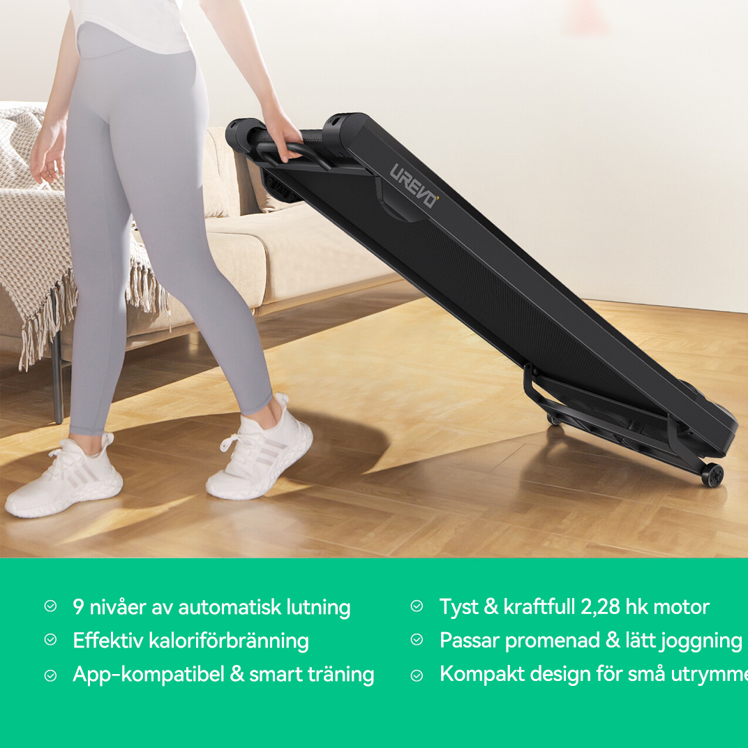 UREVO Spacewalk 3S Automaattisesti kallistettu kävelyjuoksumatto